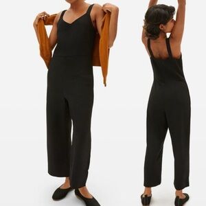Everlane The Japanese GoWeave Slip Jumpsuit in Black